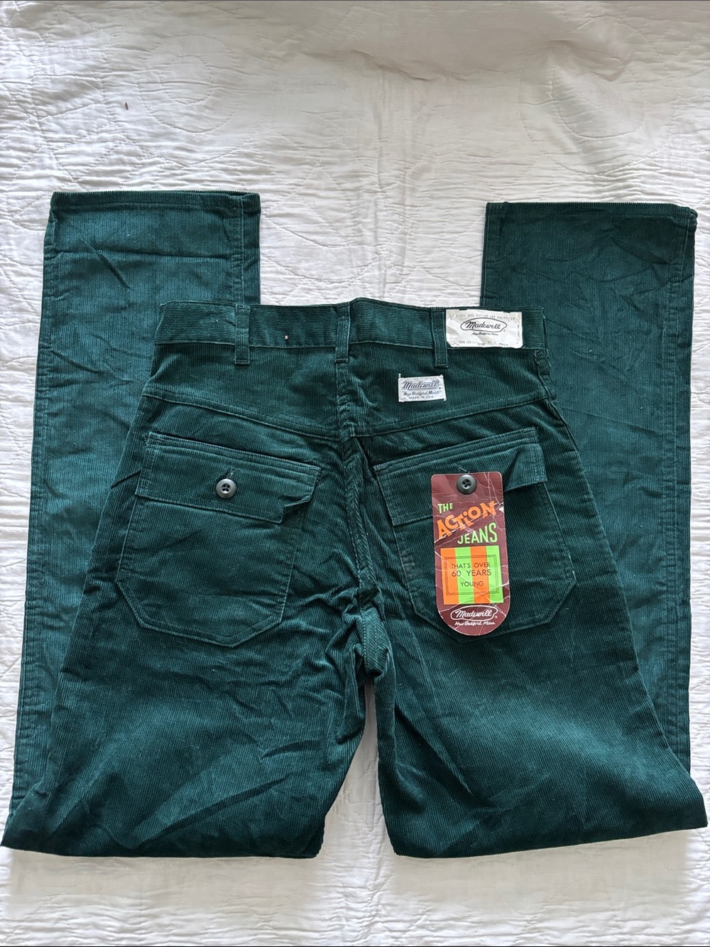 Vintage 70’s Deadstock Madewell Corduroys